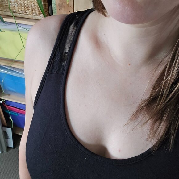 Stunning black maxi dress with lace back, Size 12 - Picture 4 of 6